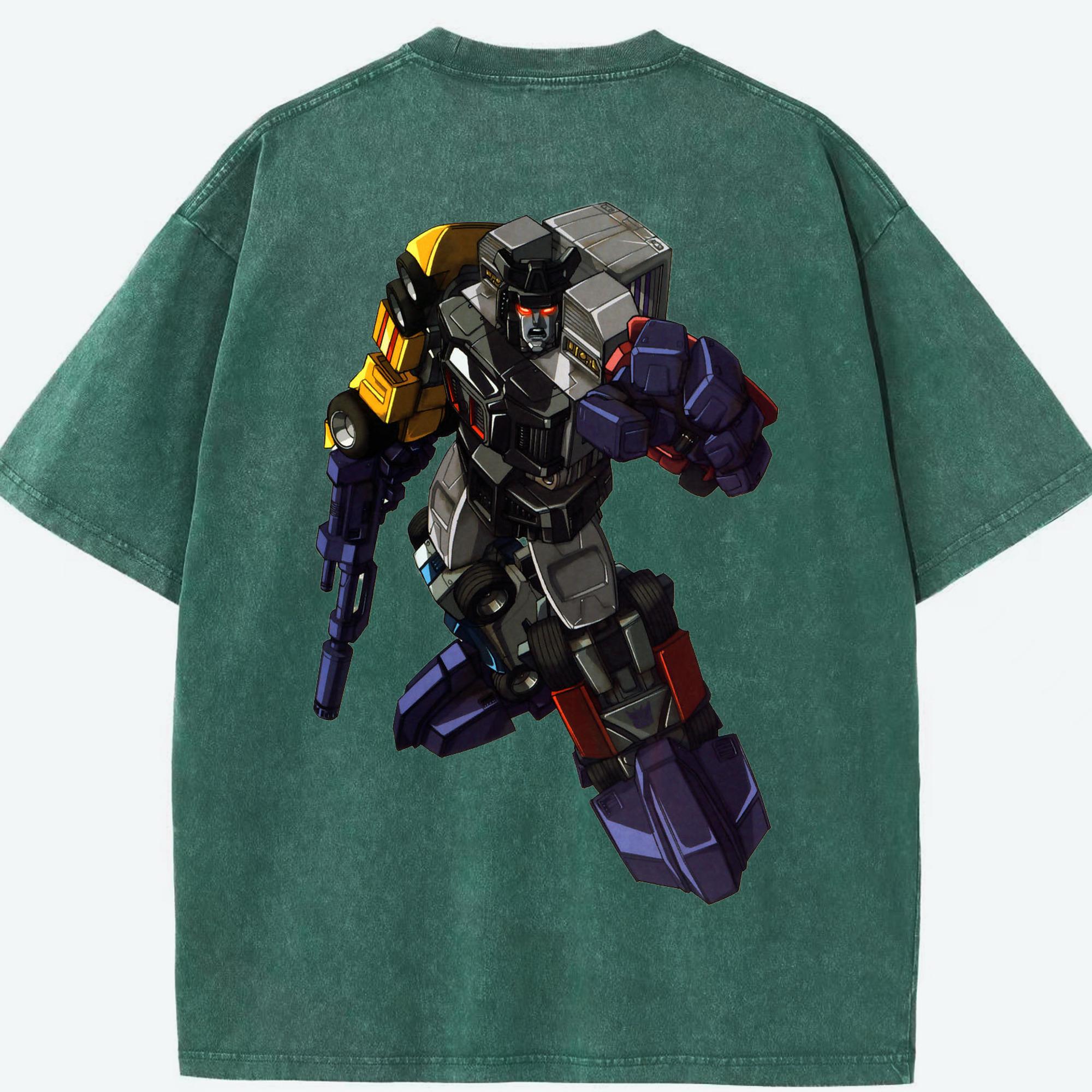 （画像用）  綿100% ヴィンテージ風 半袖Tシャツ（背面プリント）